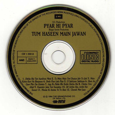 Shankar-Jaikishan : Pyar Hi Pyar / Tum Haseen Main Jawan  (CD, Comp)