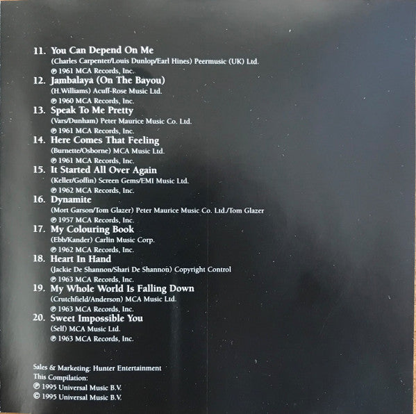 Brenda Lee : I'm Sorry (CD, Comp, RE)