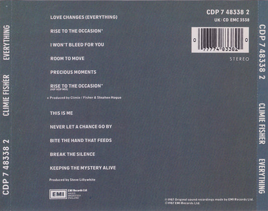 Climie Fisher : Everything (CD, Album)