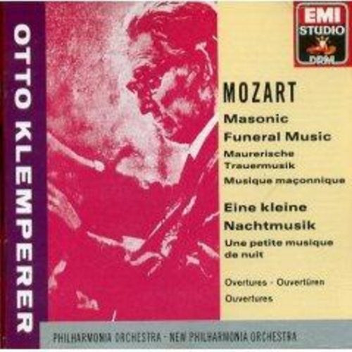 Mozart*, Otto Klemperer, Philharmonia Orchestra, New Philharmonia Orchestra : Masonic Funeral Music / Eine Kleine Nachtmusik / Overtures (CD, Comp, RM)