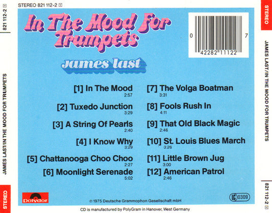 James Last : In The Mood For Trumpets (CD, Album, RE)