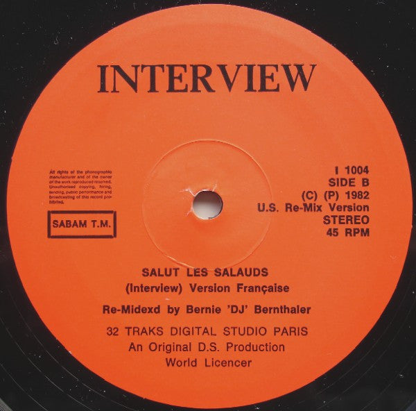 Interview (2) : Salut Les Salauds (U.S. Re-Mix) (12")