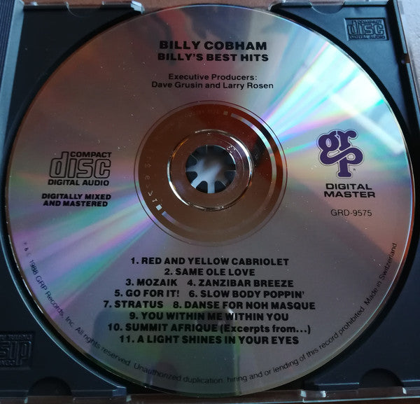 Billy Cobham : Billy's Best Hits (CD, Comp, RM)