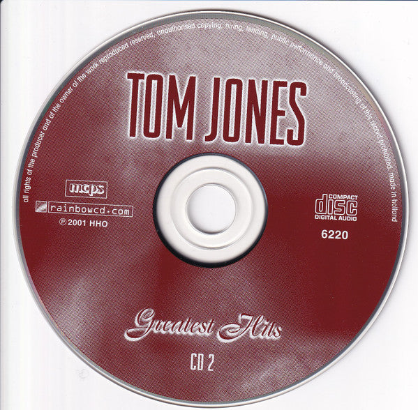 Tom Jones : Greatest Hits (2xCD, Album, Comp)