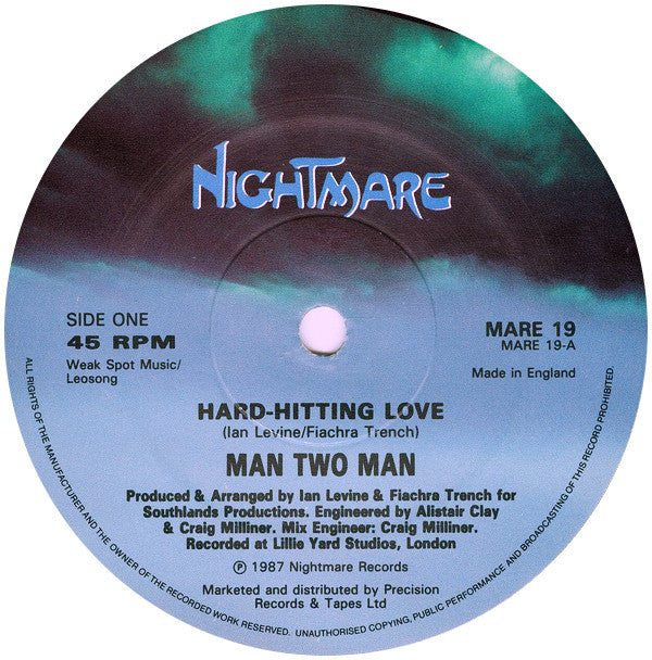 Man 2 Man : Hard-Hitting Love (12")