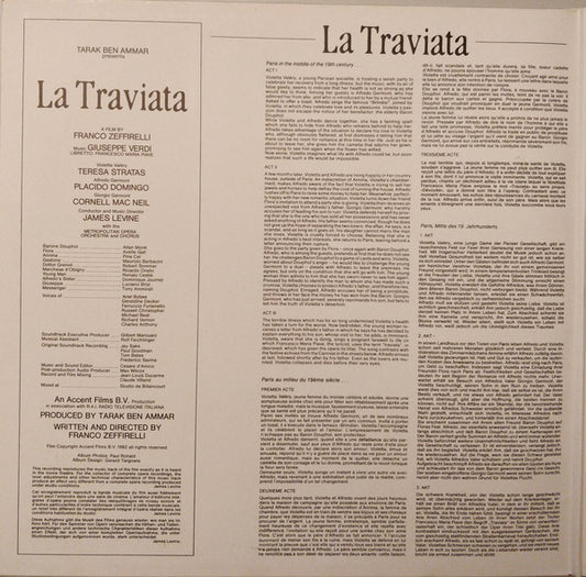 Giuseppe Verdi - James Levine (2) With The Metropolitan Opera Orchestra* And Chorus* : La Traviata (2xLP, NO )