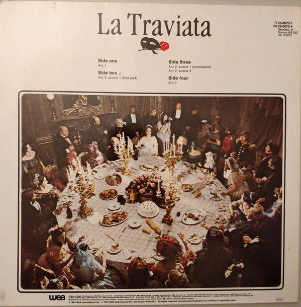 Giuseppe Verdi - James Levine (2) With The Metropolitan Opera Orchestra* And Chorus* : La Traviata (2xLP, NO )