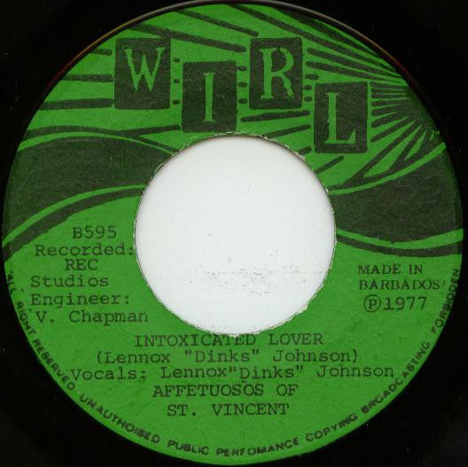 Affetuosos Of St. Vincent : Can't Let You Go (7", Gre)