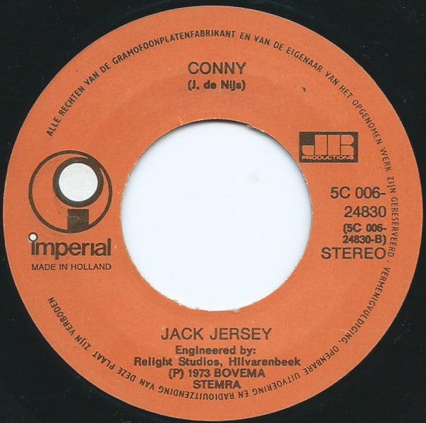 Jack Jersey : I'm Calling  (7", Single, Lab)