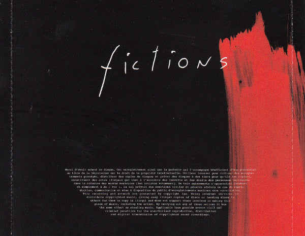 Jane Birkin : Fictions (CD, Album, Copy Prot.)