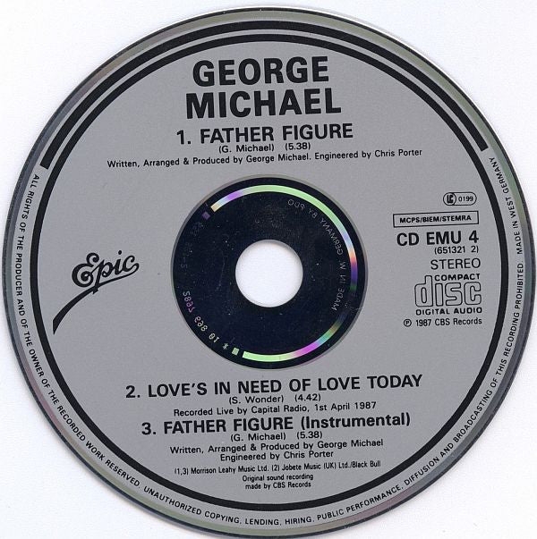 George Michael : Father Figure (CD, Single)