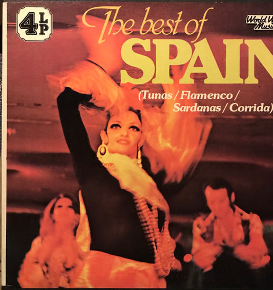Various : The Best Of Spain (Tunas / Flamenco / Sardanas / Corrida) (4xLP, Album + Box)