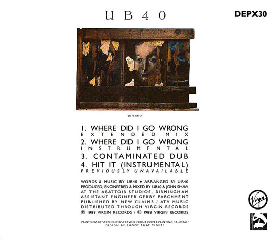 UB40 : Where Did I Go Wrong (Extended Mix) (CD, Single)