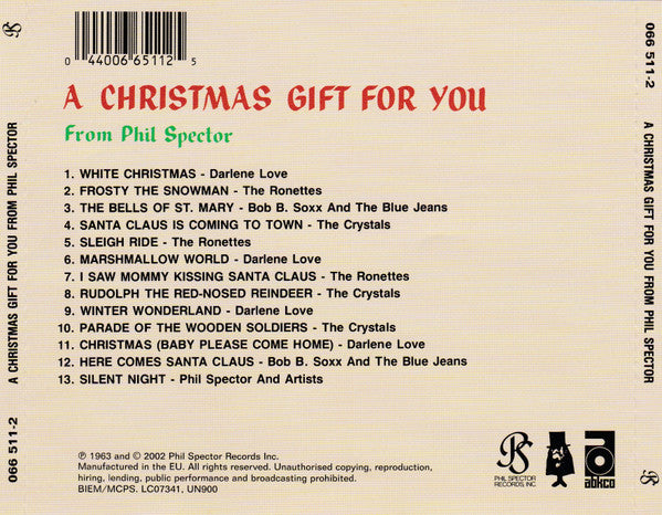 Phil Spector : A Christmas Gift For You From Phil Spector (CD, RE, RM)