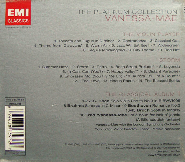 Vanessa-Mae : The Platinum Collection (CD, Album, RP + CD, Album, RP + CD, Album, RP + Bo)