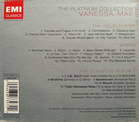 Vanessa-Mae : The Platinum Collection (CD, Album, RP + CD, Album, RP + CD, Album, RP + Bo)