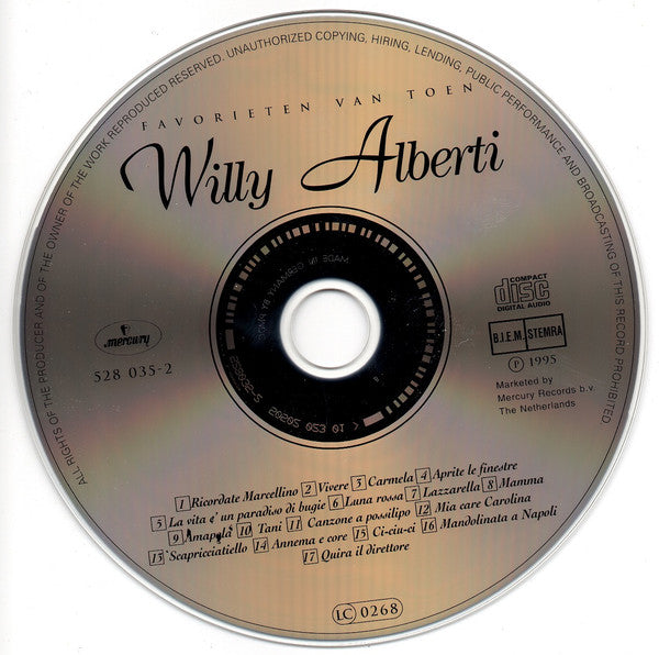 Willy Alberti : Willy Alberti (CD, Comp)