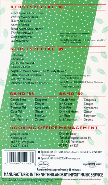 BZN : Kerstmis Met BZN (VHS, PAL)