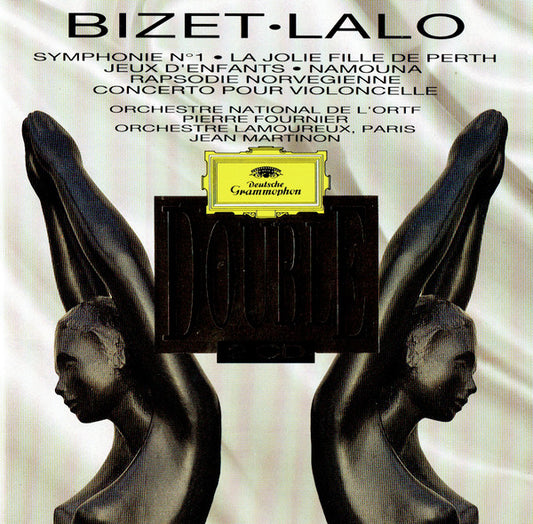 Georges Bizet, Édouard Lalo, Orchestre National De L'ORTF, Pierre Fournier, Orchestre Des Concerts Lamoureux, Jean Martinon : Symphonie N° 1 . La Jolie Fille De Perth . Jeux D'Enfants . Namouna . Rapsodie Norvegienne . Concerto Pour Violoncelle (2xCD, Comp, RE, RM)