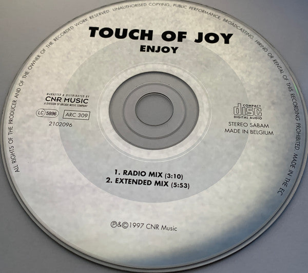 Touch Of Joy : Enjoy (CD, Single)