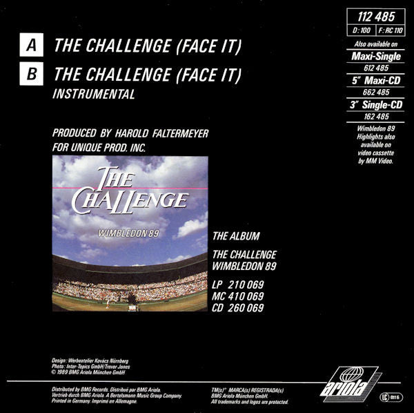 Chris Thompson : The Challenge (Face It) (7", Single)