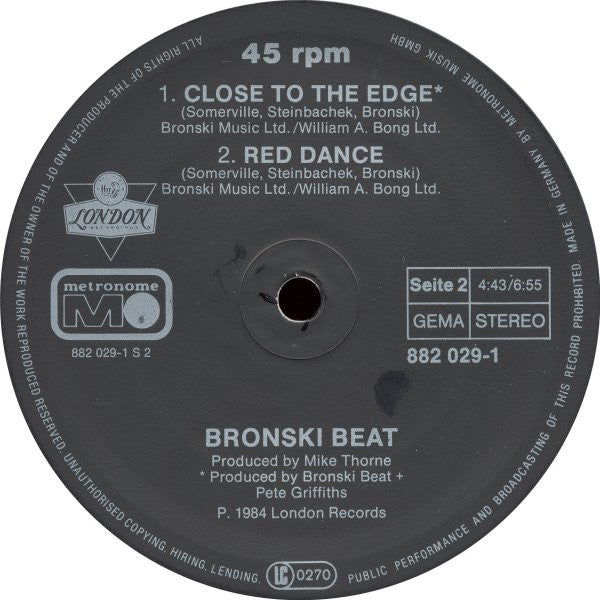 Bronski Beat : It Ain't Necessarily So (12", Maxi)