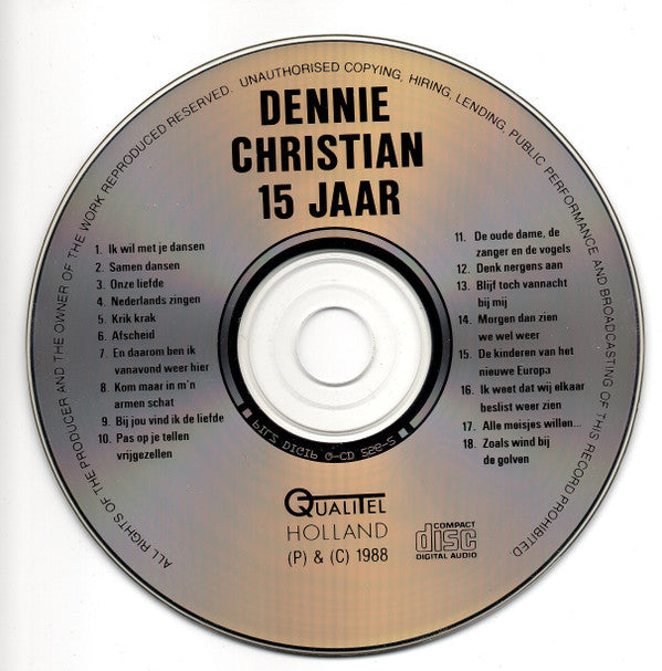 Dennie Christian : 15 Jaar (CD, Comp)