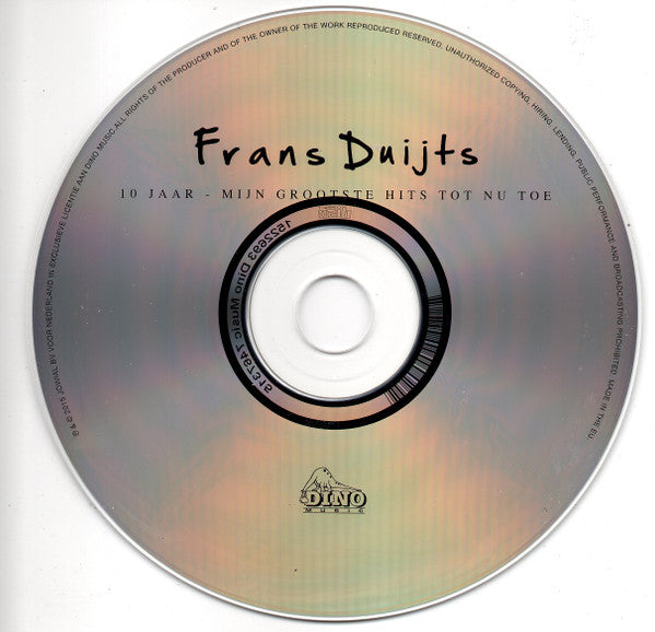 Frans Duijts : 10 Jaar - Mijn Grootste Hits Tot Nu Toe (CD, Comp + DVD-V)