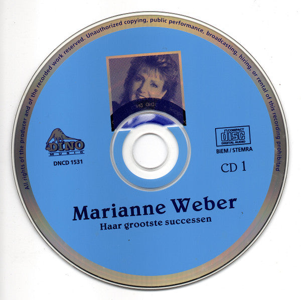 Marianne Weber : Haar Grootste Successen (2xCD, Comp, Enh)