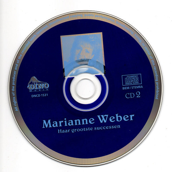 Marianne Weber : Haar Grootste Successen (2xCD, Comp, Enh)