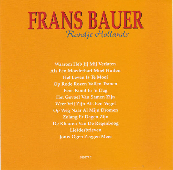Frans Bauer : Rondje Hollands (CD, Comp)