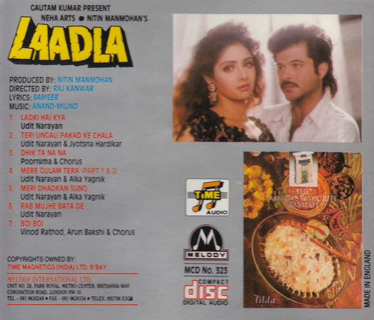 Anand Milind : Laadla (CD)