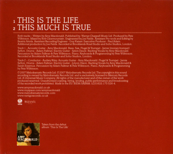 Amy MacDonald : This Is The Life (CD, Single)