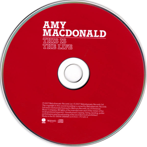 Amy MacDonald : This Is The Life (CD, Single)