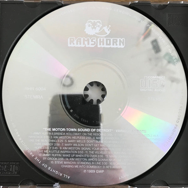 Various : The Motor-Town Sound Of Detroit (CD, Comp)