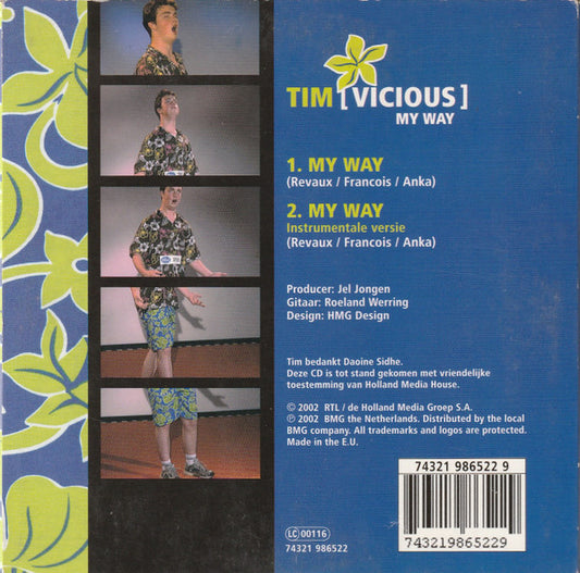 Tim Vicious : My Way (CD, Single)