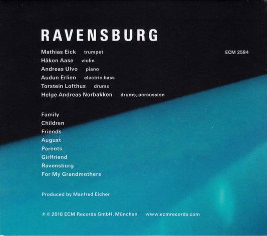 Mathias Eick : Ravensburg (CD, Album)