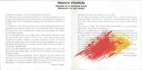 Franck Pourcel : Trésors De La Musique Slave / Treasures Of Slav Music (CD, Album)