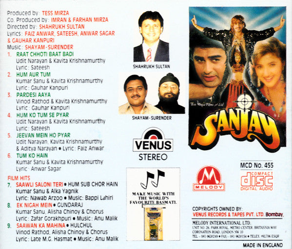 Shyam Surender : Sanjay (CD, Comp)