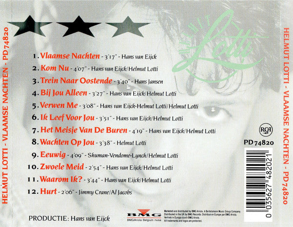 Helmut Lotti : Vlaamse Nachten (CD, Album)