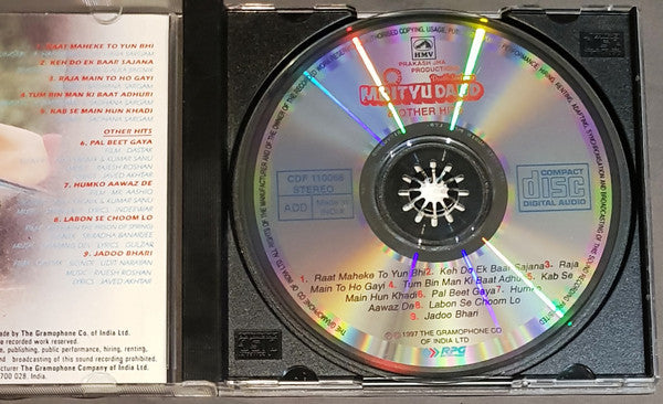 Anand Milind, Javed Akhtar : Mrityudand (Death Sentence) (CD, Album)