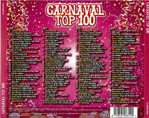 Various : Carnaval Top 100 (4xCD, Comp)