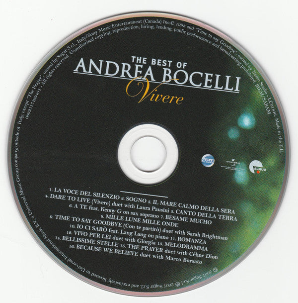 Andrea Bocelli : The Best Of Andrea Bocelli - Vivere (CD, Comp + DVD-V)