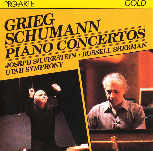 Russell Sherman, Joseph Silverstein, Utah Symphony Orchestra : Grieg - Schumann Piano Concertos (CD, Album)