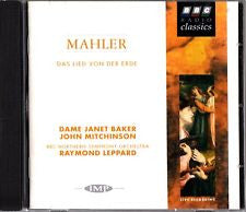 Gustav Mahler - Janet Baker, John Mitchinson, BBC Northern Symphony Orchestra, Raymond Leppard : Das Lied Von Der Erde (CD, Album)
