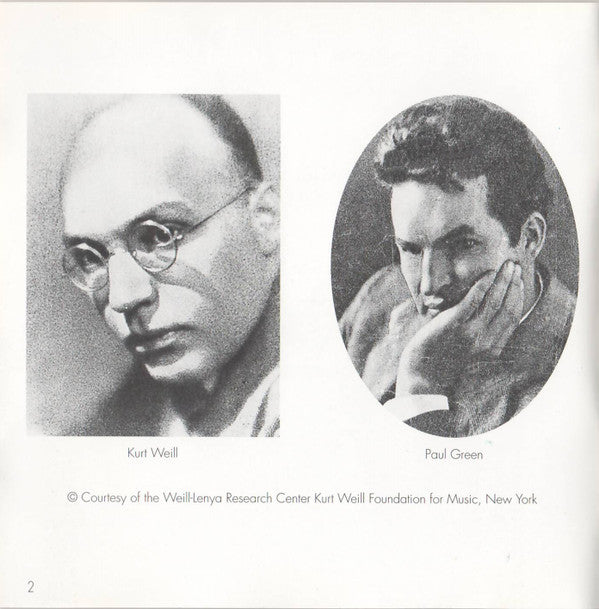Kurt Weill, Paul Green (3), The Otaré Pit Band, Joel Cohen (3) : Music For Johnny Johnson (CD, Album, 20-)