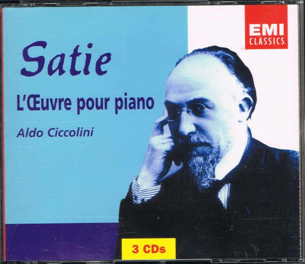 Satie* - Aldo Ciccolini : L'Œuvre Pour Piano (3xCD, RM + Box, Comp)