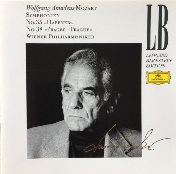 Wolfgang Amadeus Mozart - Leonard Bernstein, Wiener Philharmoniker : Symphonien No. 35 Haffner / No. 38 Prague (CD, Album)