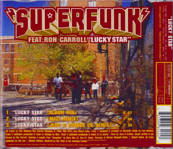 Superfunk Feat. Ron Carroll : Lucky Star (CD, Single)