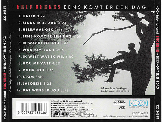 Eric Beekes : Eens Komt Er Een Dag (CD, Album)